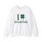 I Clover brookfield st patrick's day unisex  sweatshirt  / / brookfield, ctonnecticut• Finding Connecticut   
