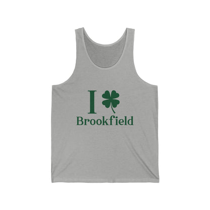 I Clover brookfield st patrick's day unisex tank top shirt / / brookfield, ctonnecticut• Finding Connecticut   