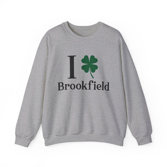 I Clover brookfield st patrick's unisex  sweatshirt.    / / brookfield, ct • Finding Conencticut