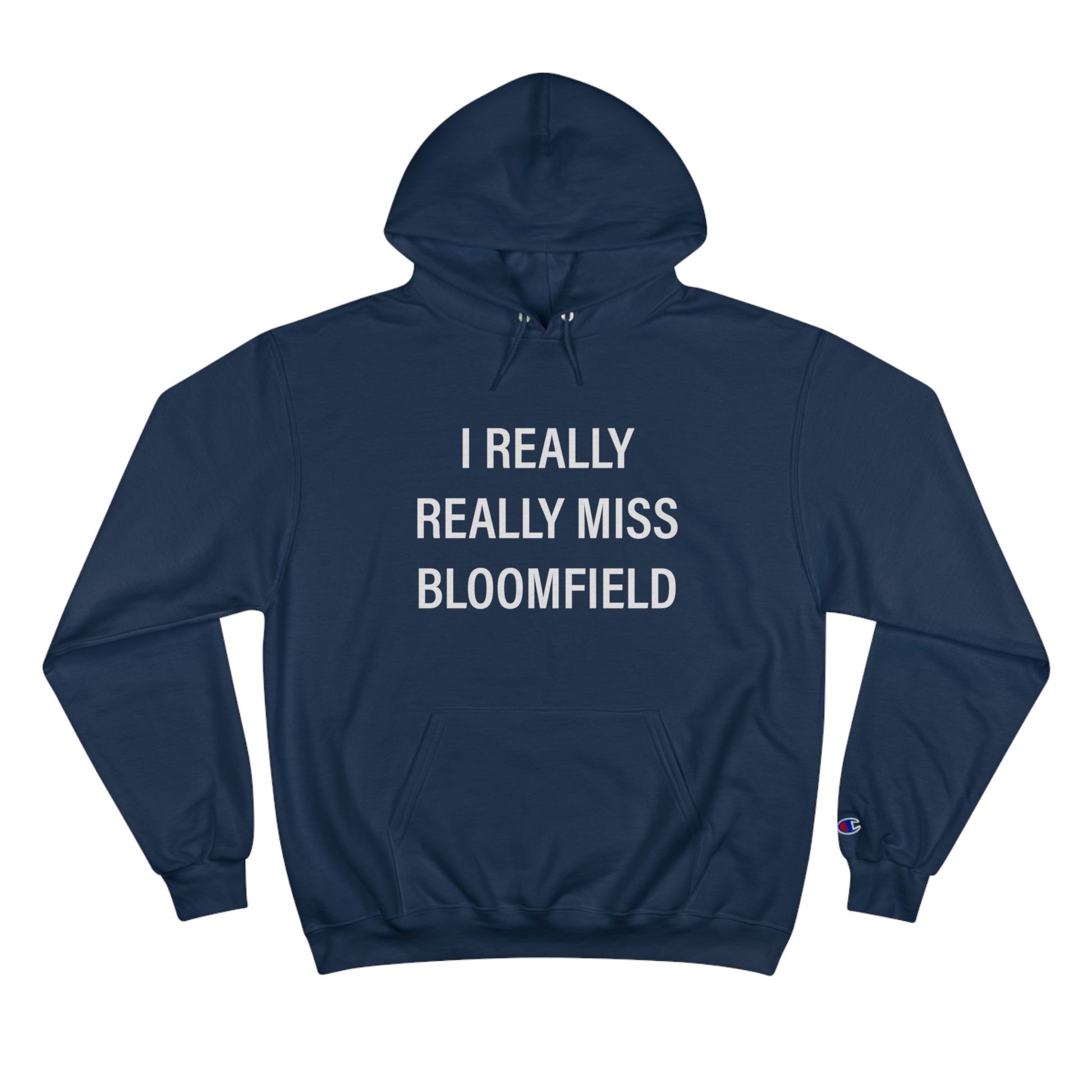 I Really Really Miss Bloomfield // Bloomfield CT Champion Hoodie sweatshirt // Finding Connecticut 
