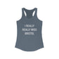 I Really Really Miss Bristol // Bristol CT women's tank top shirt / finding connecticut  