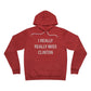 I Really Really Miss Clinton Unisex Sponge Fleece Pullover Hoodie // finding connecticut 
