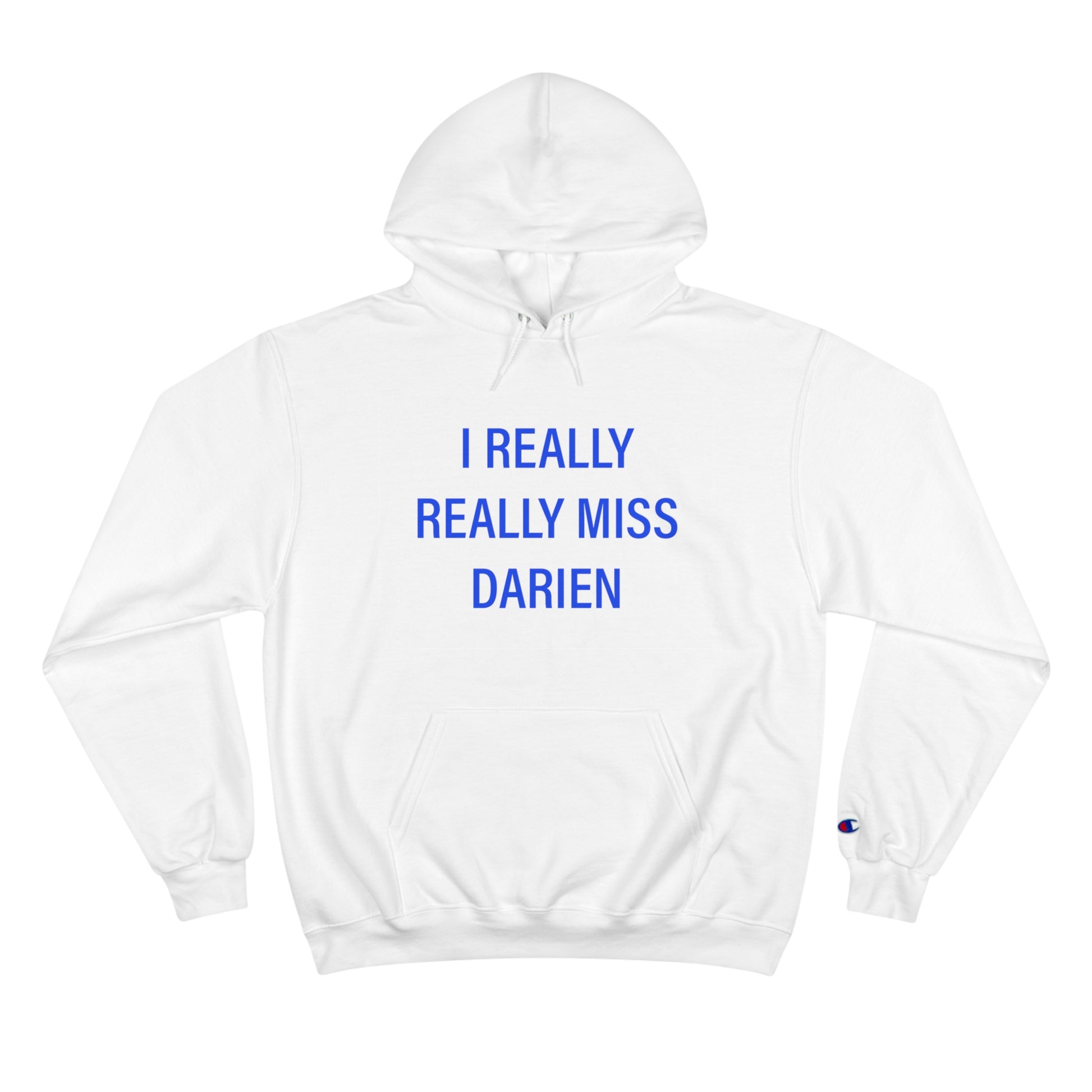 I Really Really Miss Darien // Darien Connecticut champion hoodie sweatshirt // finding connecticut 