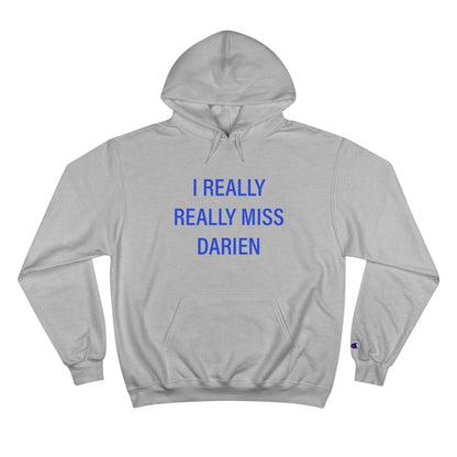I Really Really Miss Darien // Darien Connecticut champion hoodie sweatshirt // finding connecticut 