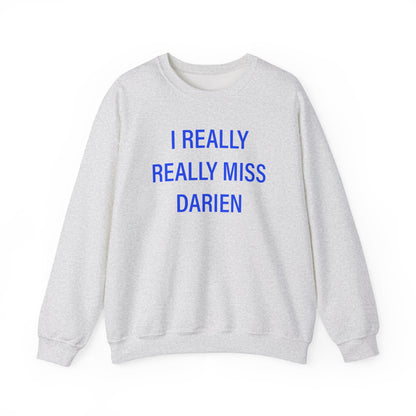 I Really Really Miss Darien / Darien Connecticut sweatshirts // finding connecticut 