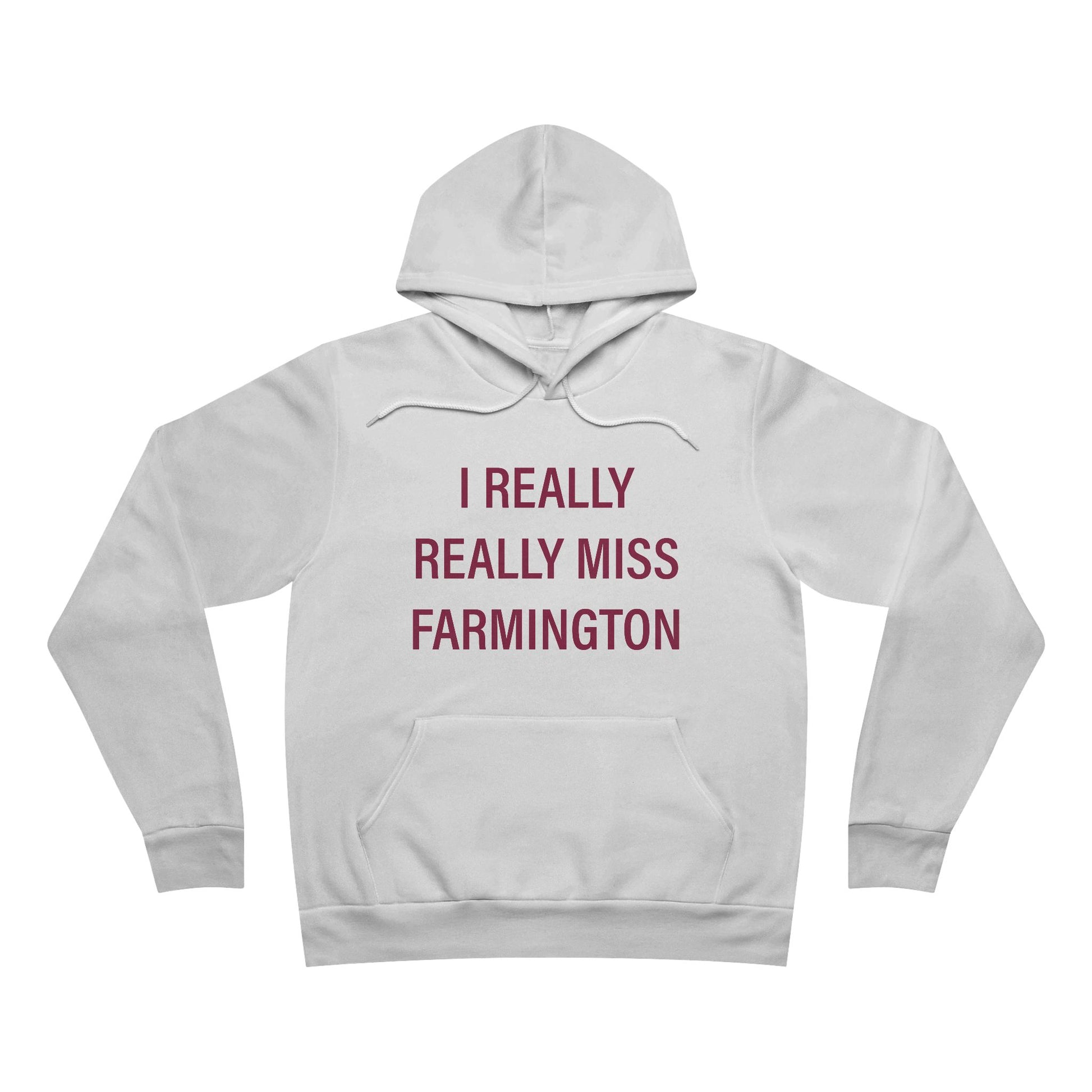 I Really Really Miss Farmington // Farmington Connecticut hoodie sweatshirts /// finding Connecticut 