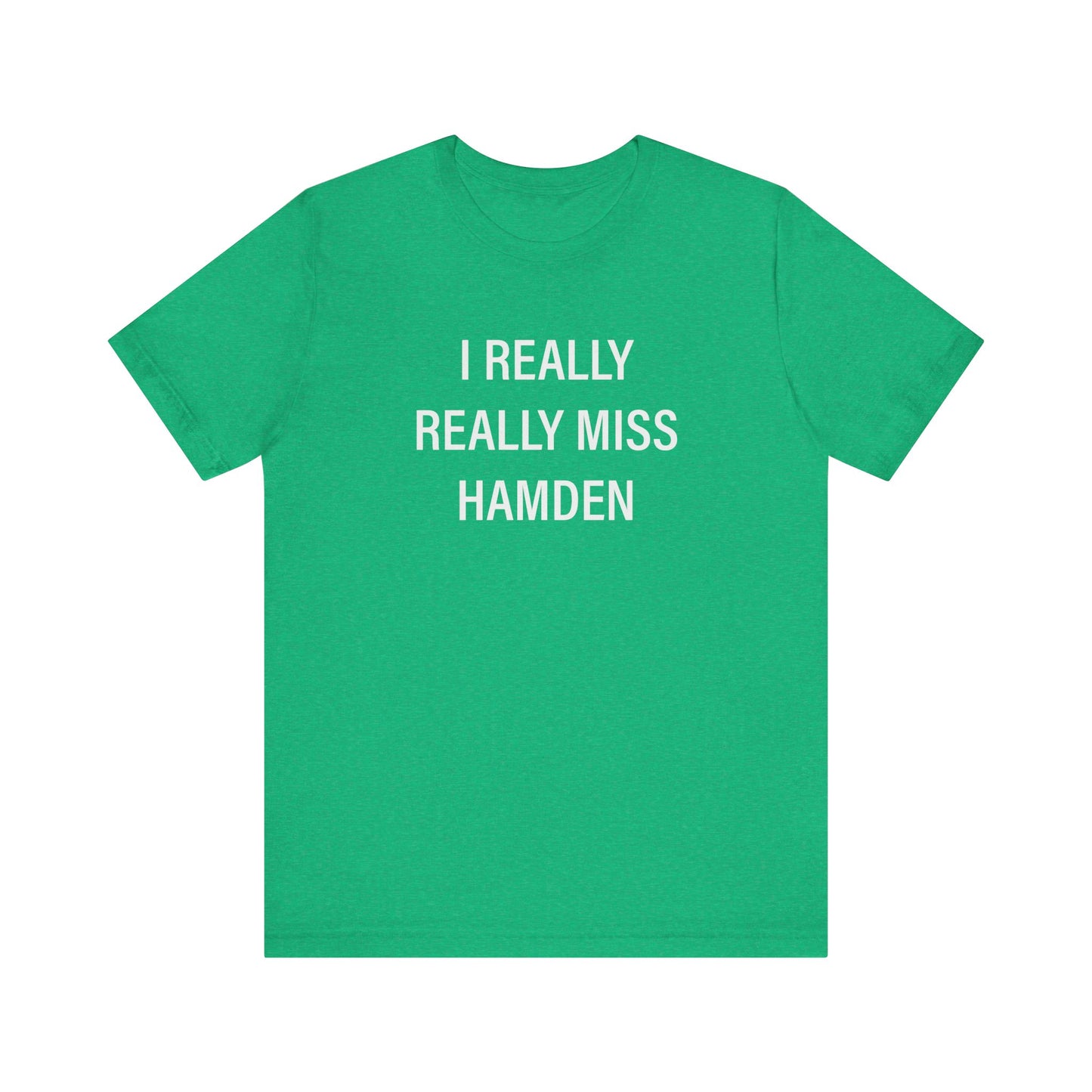 I Really Really Miss Hamden // Hamden CT unisex t shirt // finding connecticut 