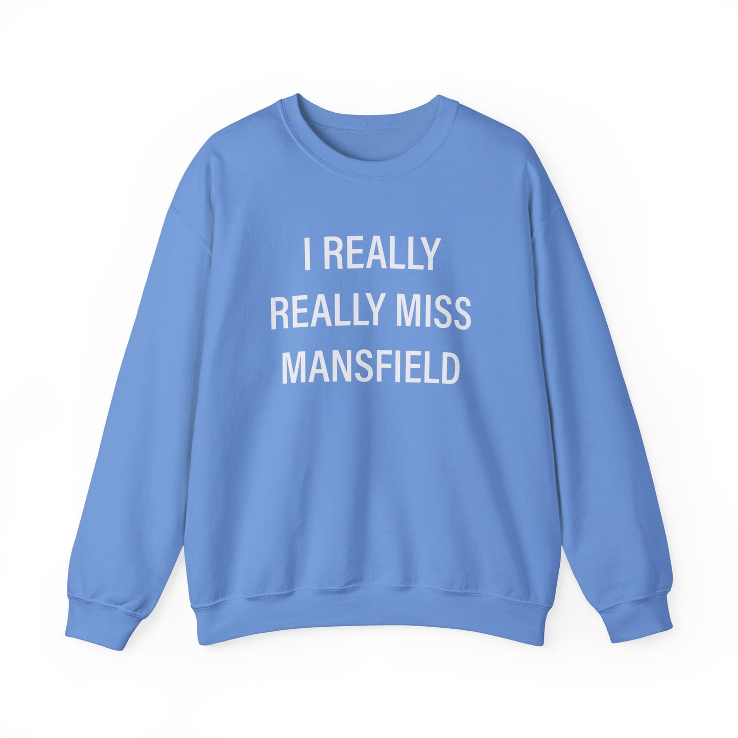 I Really Really Miss Mansfield // Mansfield CT unisex sweatshirts // finding connecticut 
