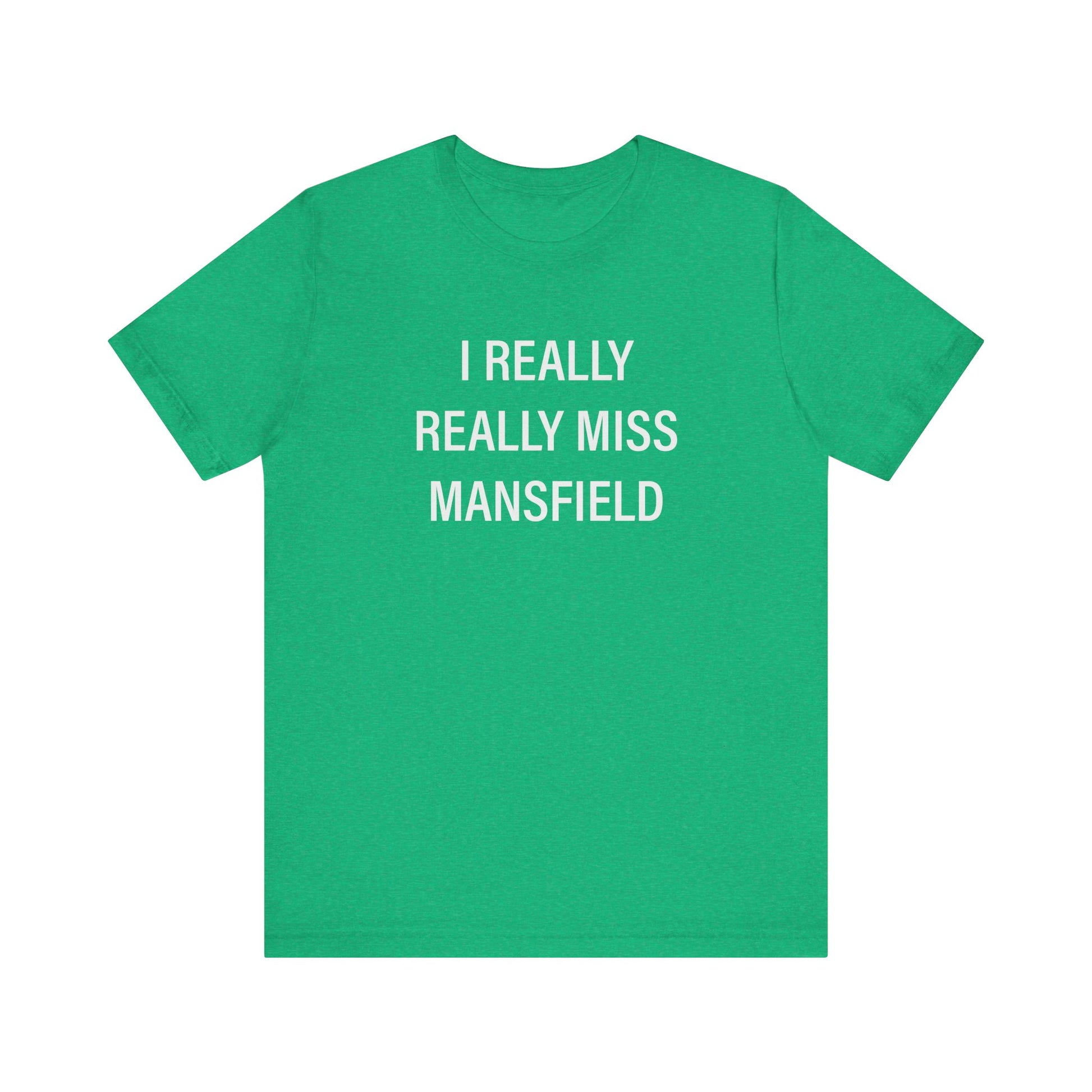 I Really Really Miss Mansfield // Mansfield CT unisex t shirts // finding connecticut 
