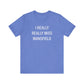 I Really Really Miss Mansfield // Mansfield CT unisex t shirts // finding connecticut 
