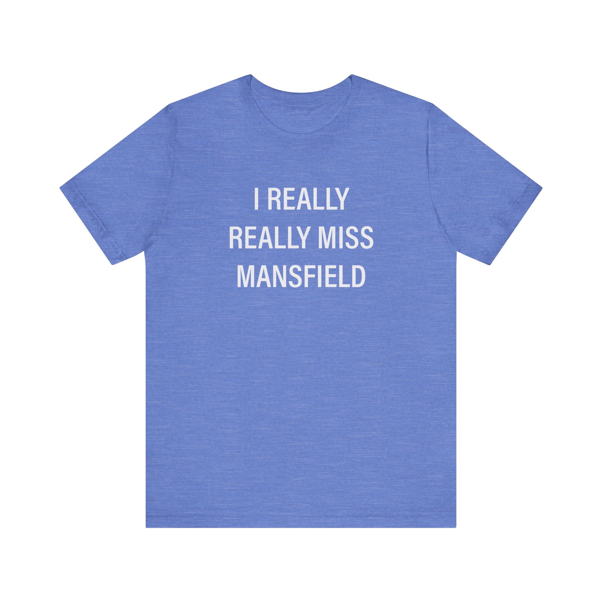 I Really Really Miss Mansfield // Mansfield CT unisex t shirts // finding connecticut 