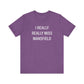 I Really Really Miss Mansfield // Mansfield CT unisex t shirts // finding connecticut 