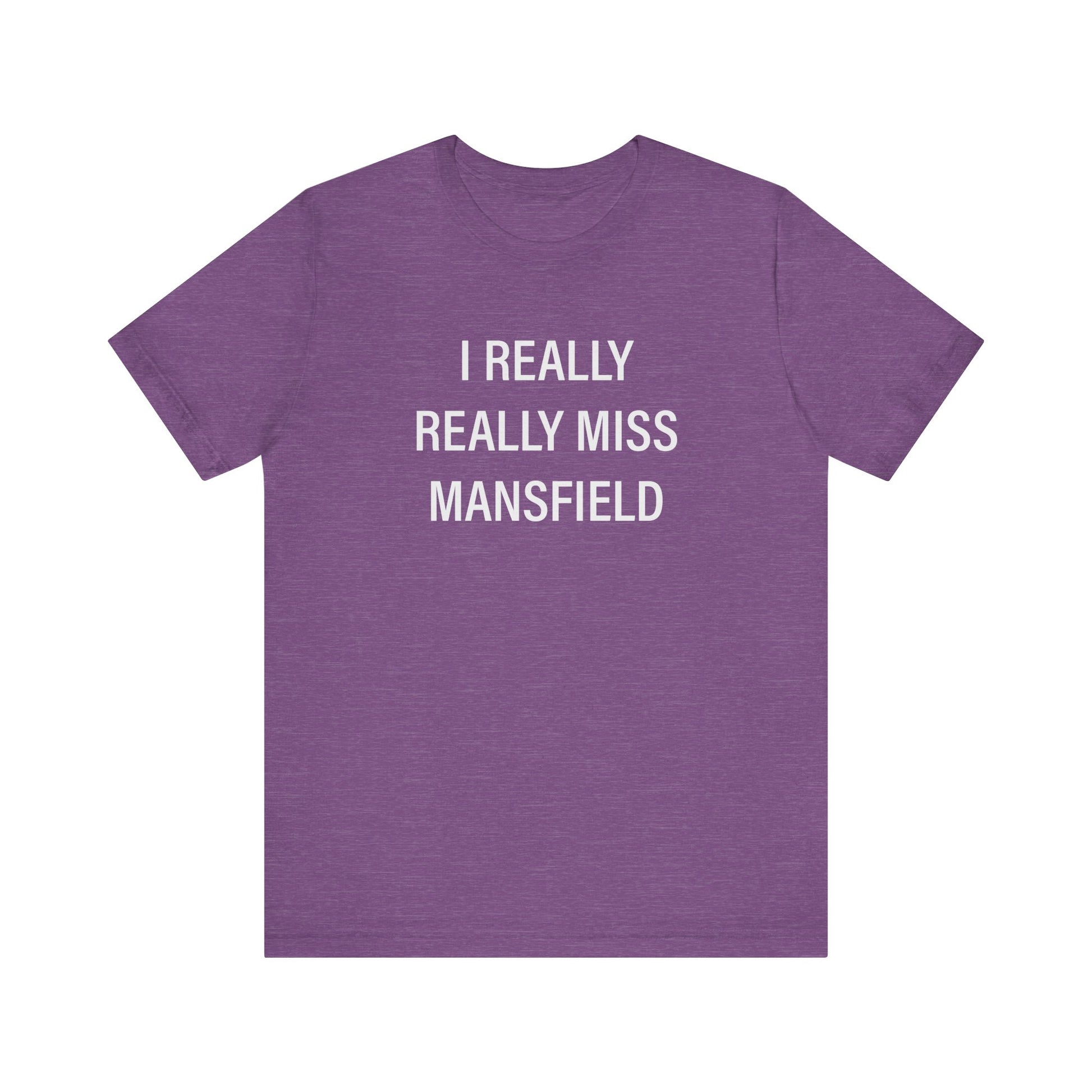 I Really Really Miss Mansfield // Mansfield CT unisex t shirts // finding connecticut 