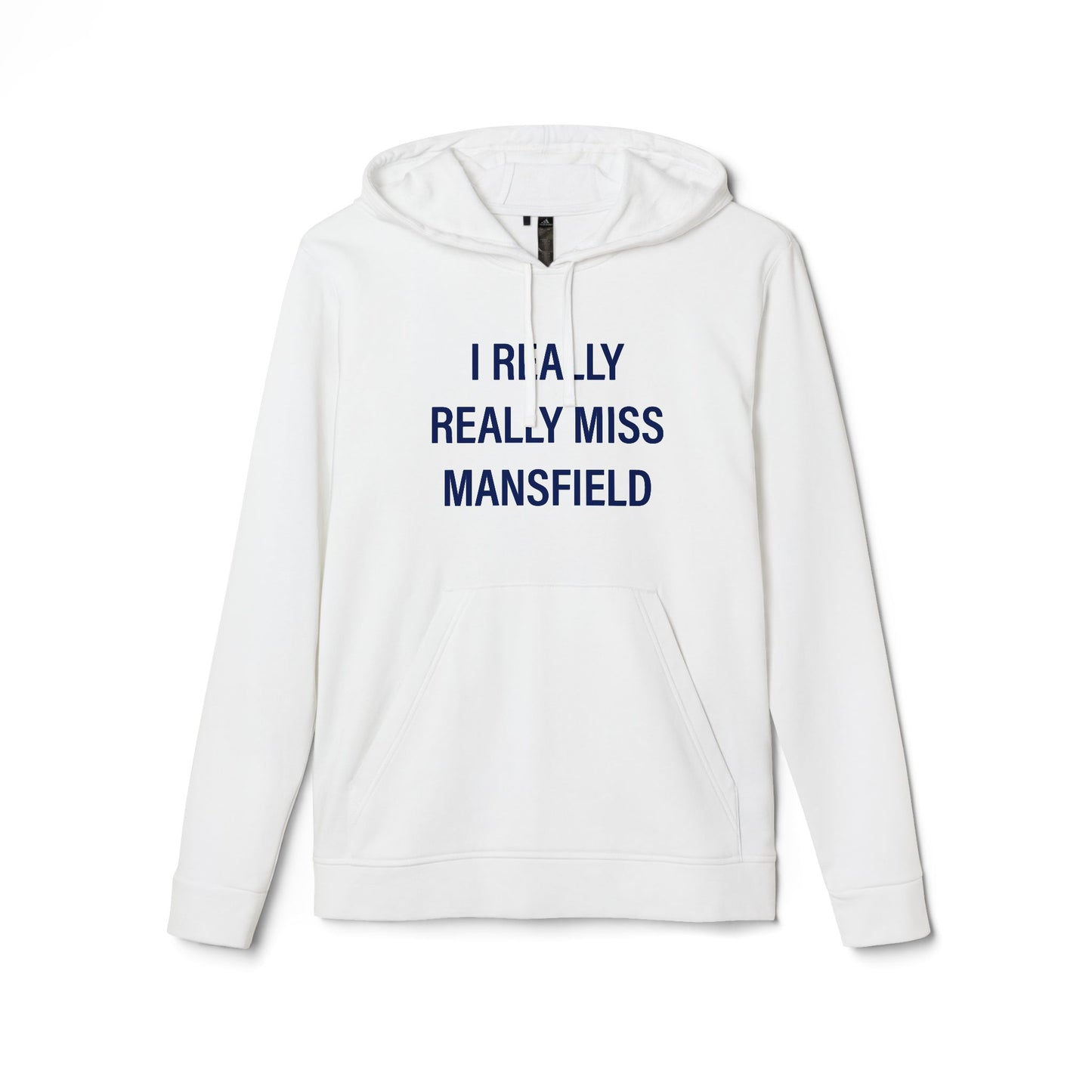 I Really Really Miss Mansfield // Mansfield Connecticut adidas  unisex hoodie sweatshirt // finding connecticut 