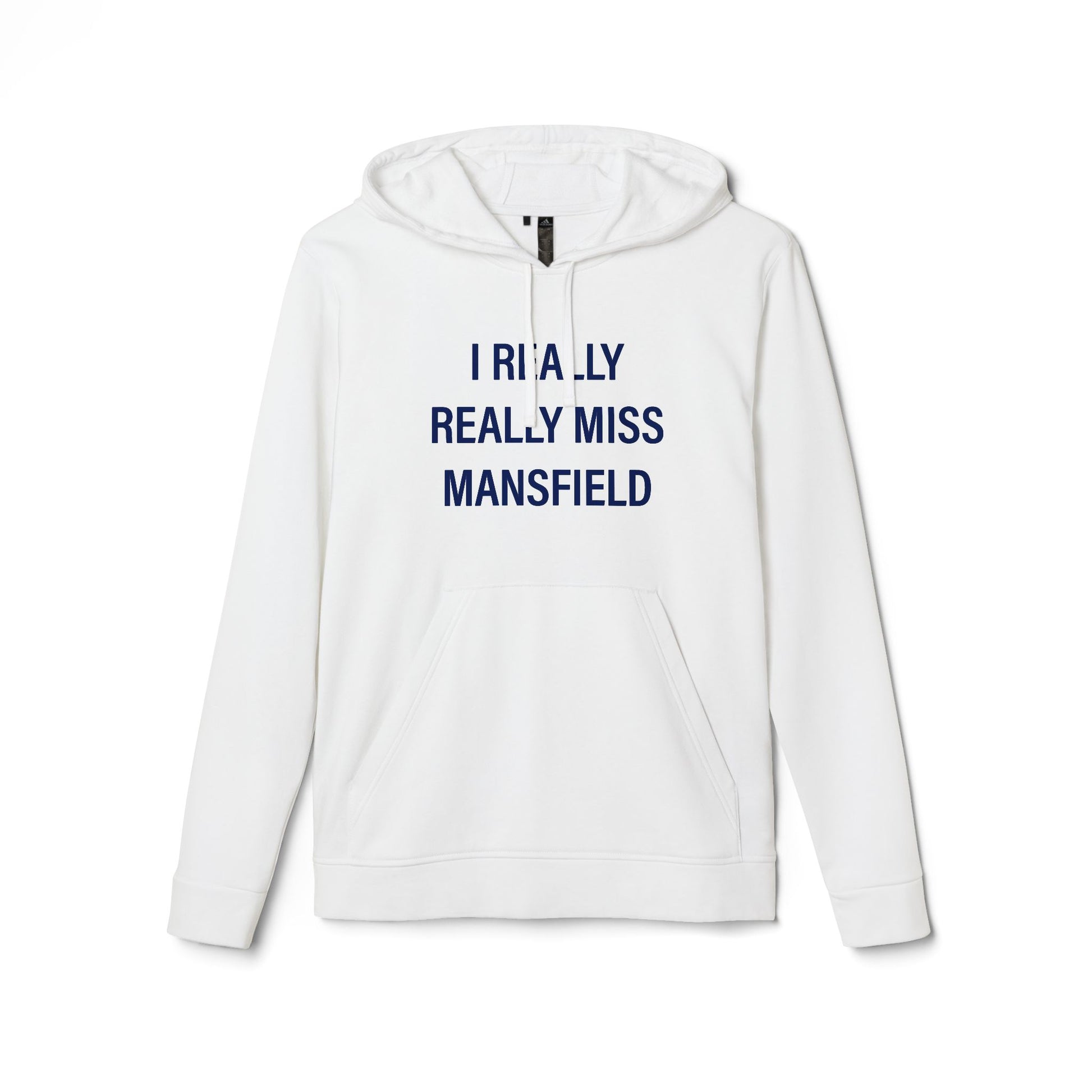 I Really Really Miss Mansfield // Mansfield Connecticut adidas  unisex hoodie sweatshirt // finding connecticut 