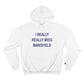 I Really Really Miss Mansfield // Mansfield Connecticut champion hoodie sweatshit // finding connecticut 
