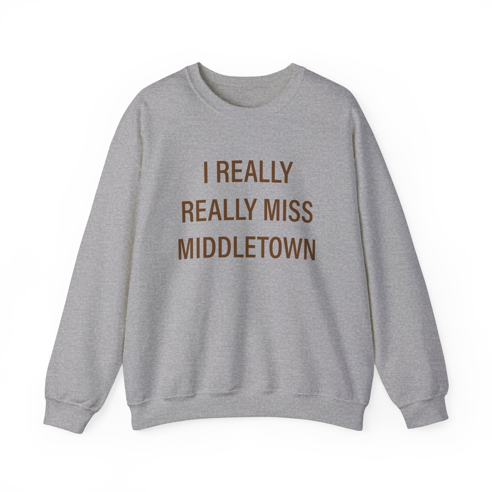 I Really Really Miss Middletown // Middletown Connecticut  unisex sweatshirt // finding connecticut
