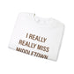 I Really Really Miss Middletown // Middletown Connecticut  unisex sweatshirt // finding connecticut