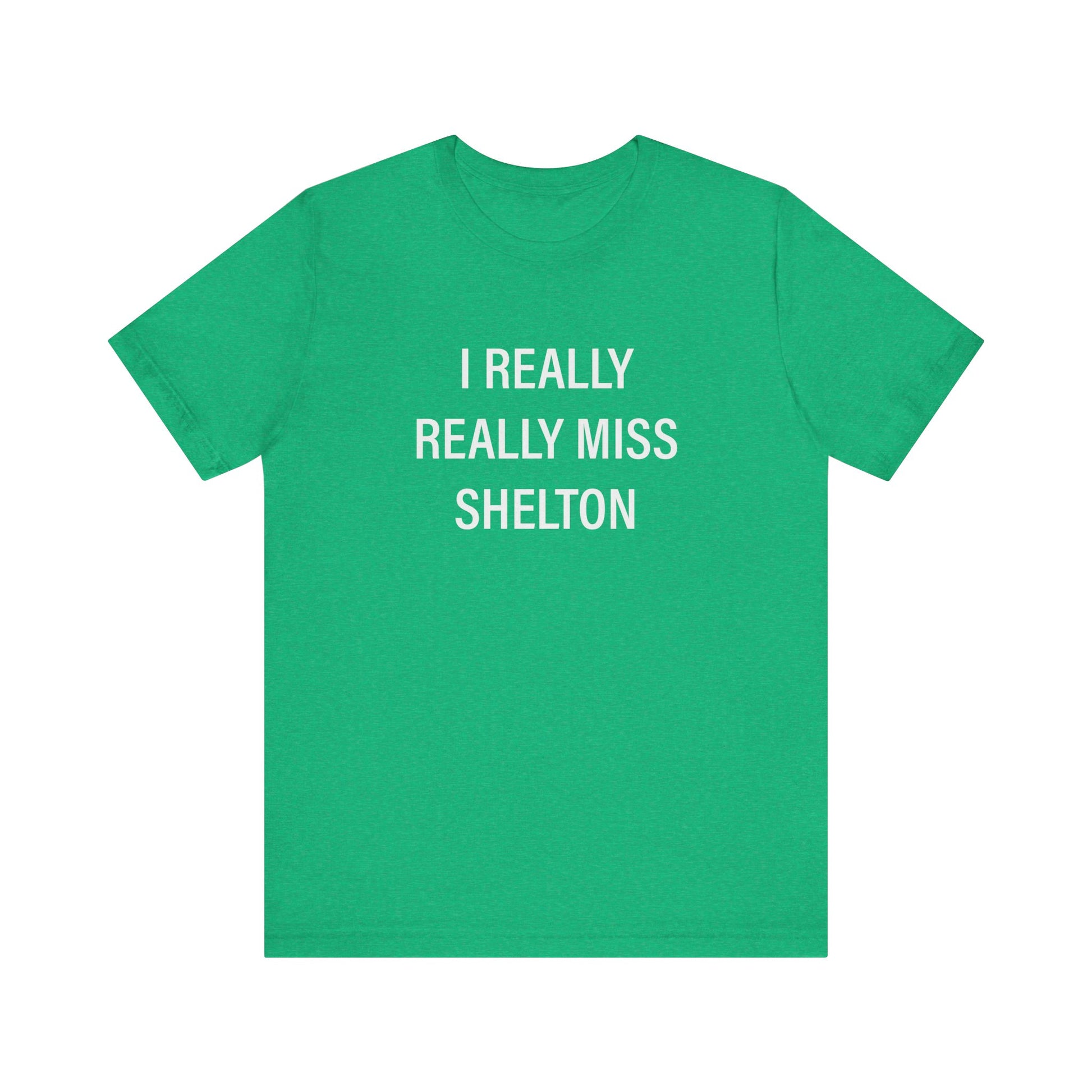 I Really Really Miss Shelton // Shelton CT unisex  T shirt   // finding connecticut  