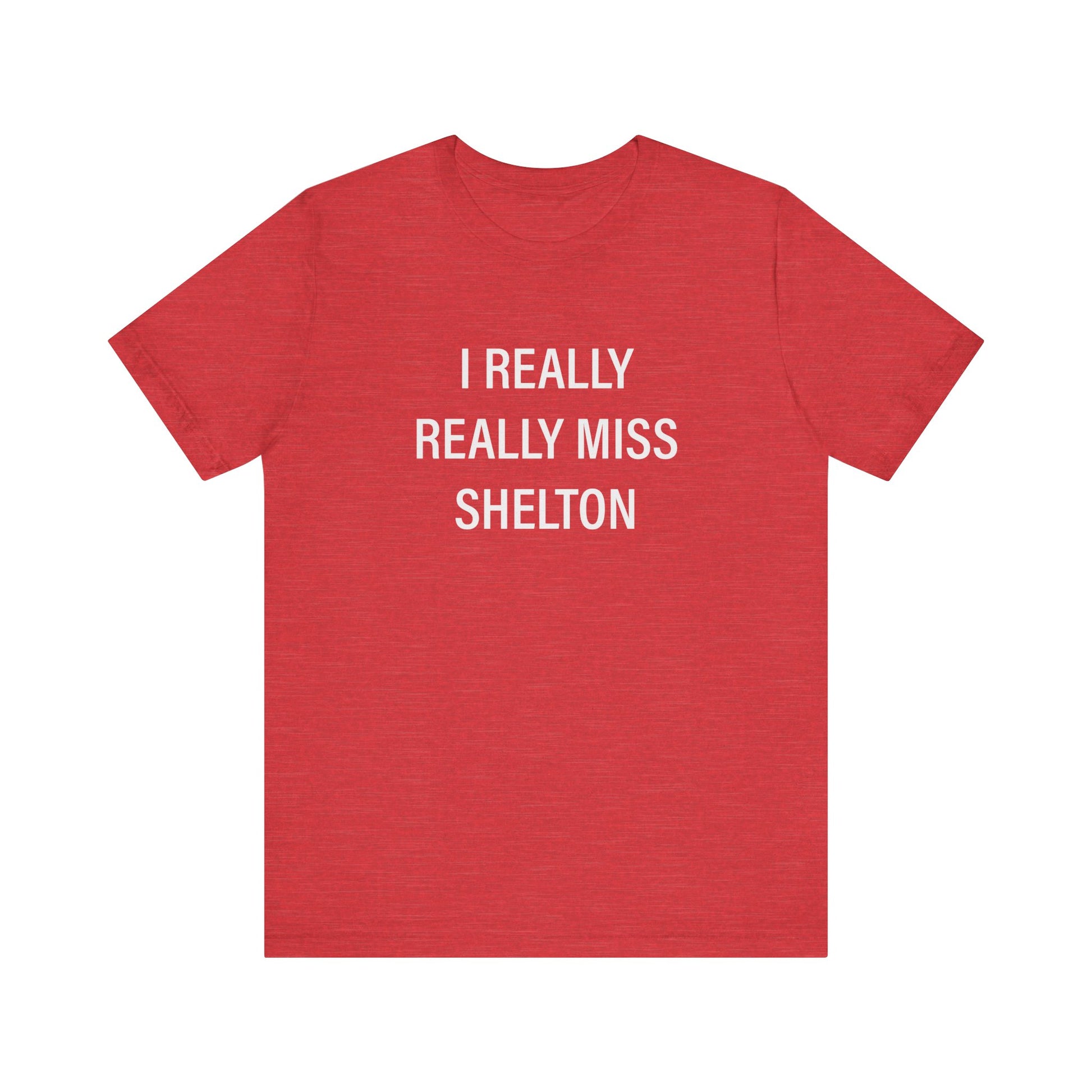 I Really Really Miss Shelton // Shelton CT unisex  T shirt   // finding connecticut  