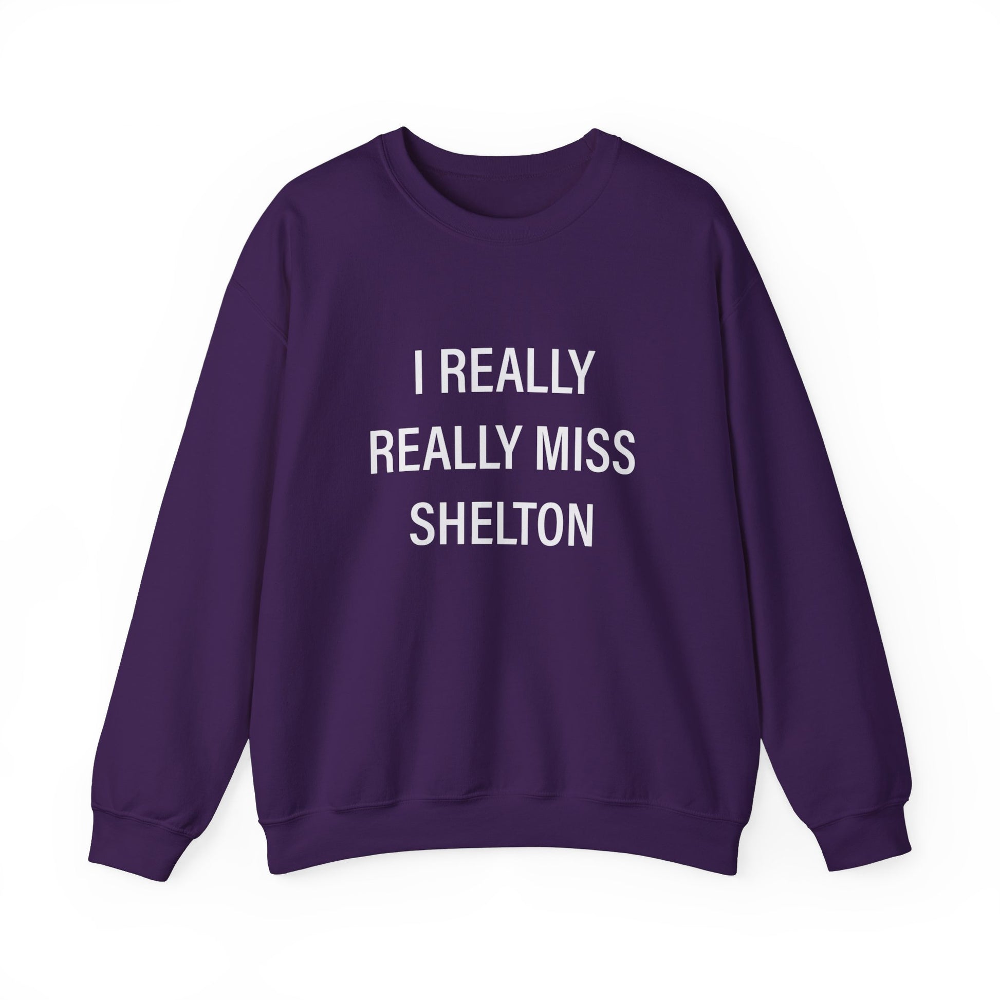 I Really Really Miss Shelton // Shelton CT unisex  sweatshirt   // finding connecticut  