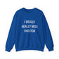 I Really Really Miss Shelton // Shelton CT unisex  sweatshirt   // finding connecticut  