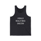 I Really Really Miss Shelton // Shelton CT unisex  tank top shirt   // finding connecticut   