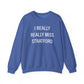 I Really Really Miss Stratford // Stratford CT Champion sweatshirt // finding connecticut  