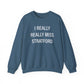 I Really Really Miss Stratford // Stratford CT Champion sweatshirt // finding connecticut  
