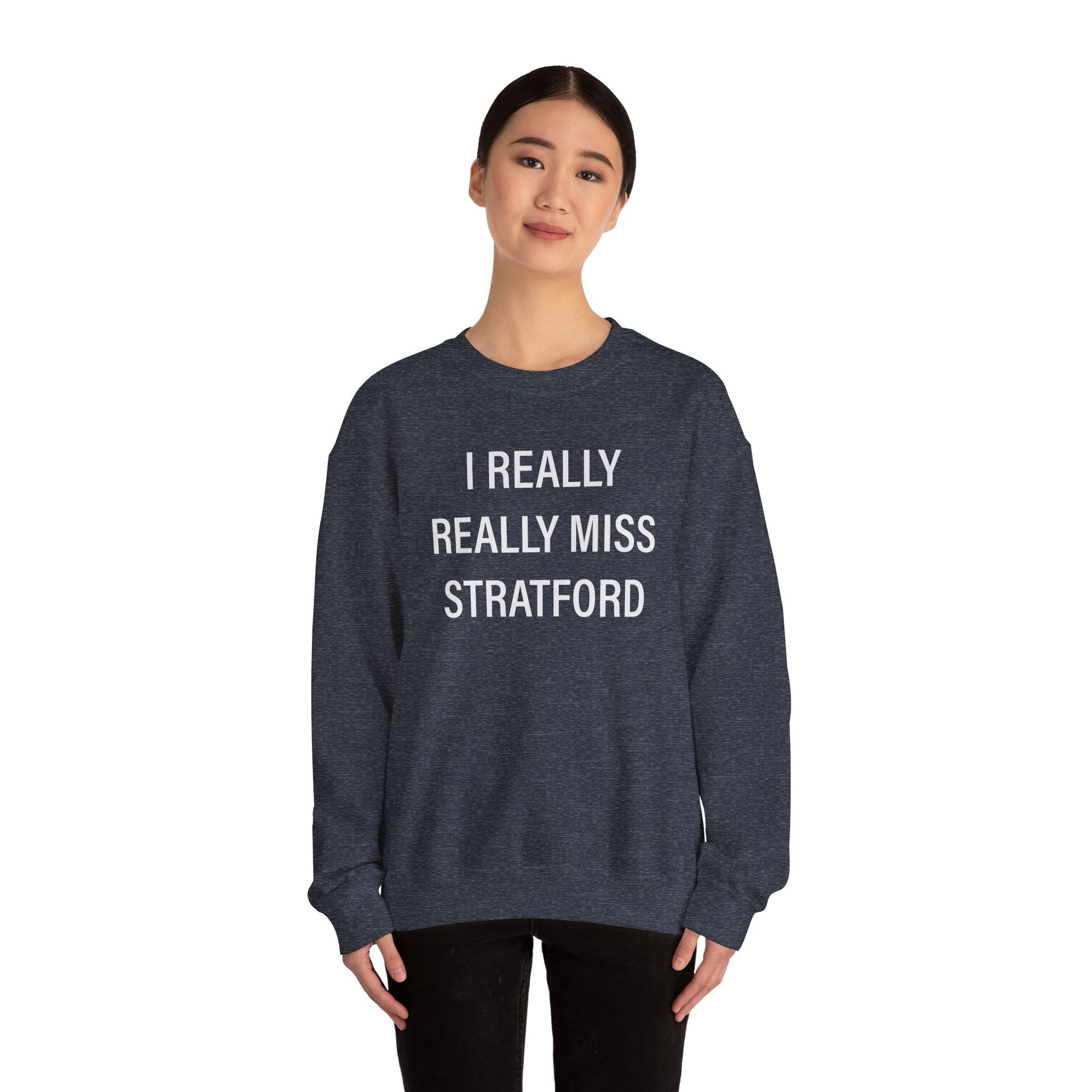 I Really Really Miss Stratford // Stratford CT Champion sweatshirt // finding connecticut  