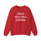 I Really Really Miss Stratford // Stratford CT Champion sweatshirt // finding connecticut  