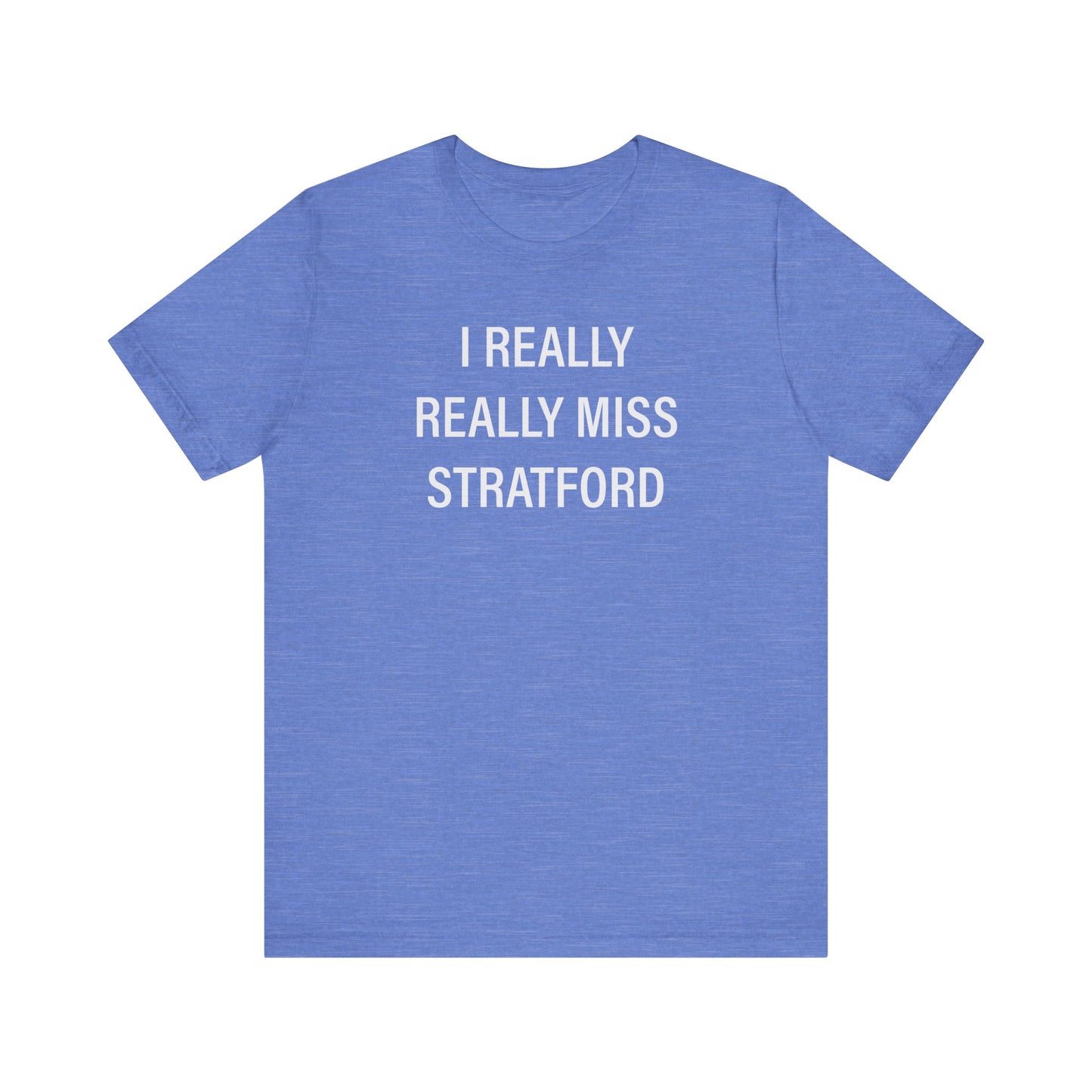 I Really Really Miss Stratford // Stratford CT unisex t shirt // finding connecticut  