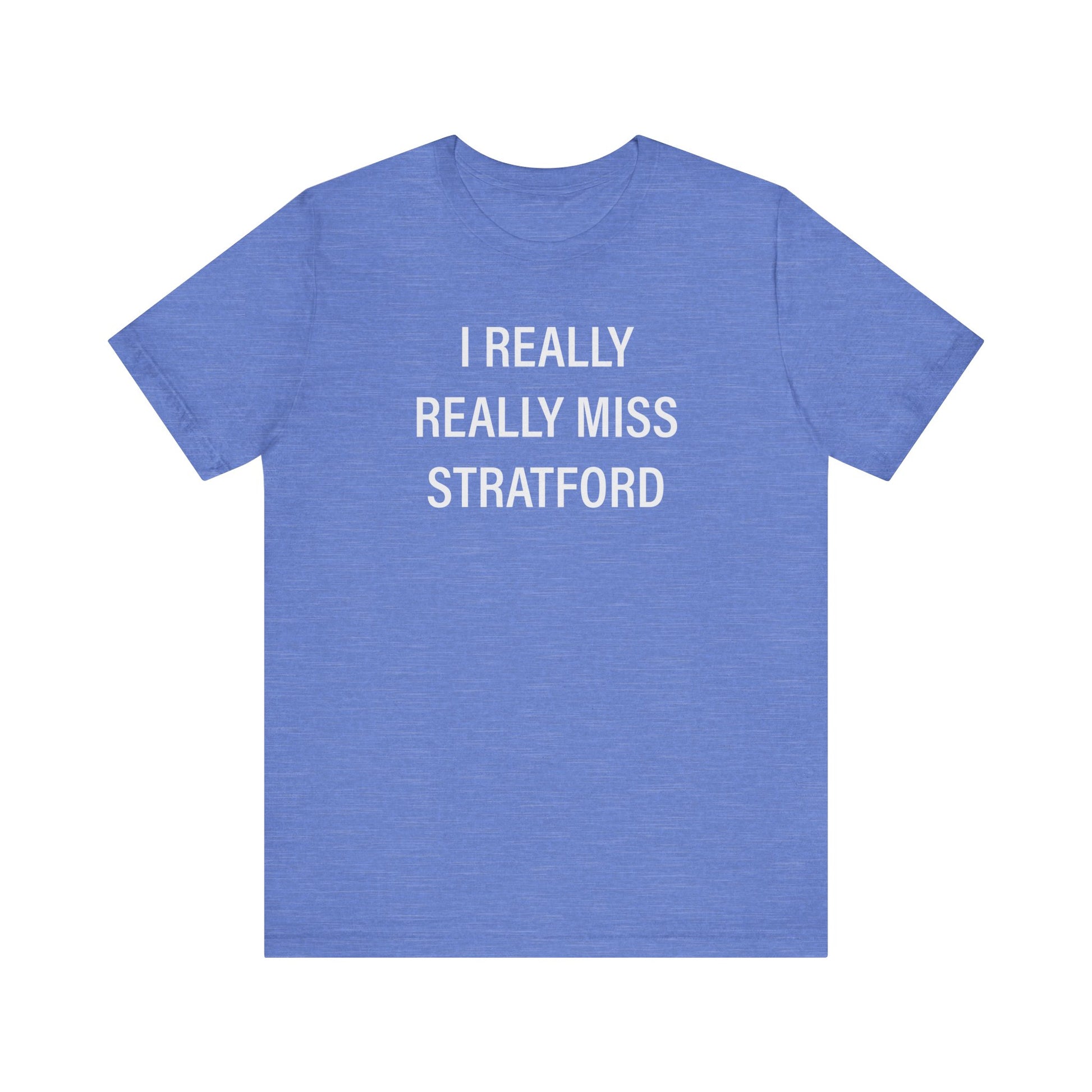 I Really Really Miss Stratford // Stratford CT unisex t shirt // finding connecticut  