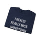 I Really Really Miss Watertown // watertown CT unisex sweatshirt // Finding Connecticut 