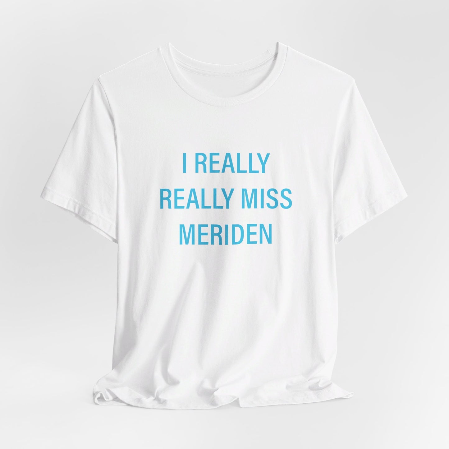 I Really Really Miss meriden // meriden connecticut unisex t shirt  // finding connecticut  