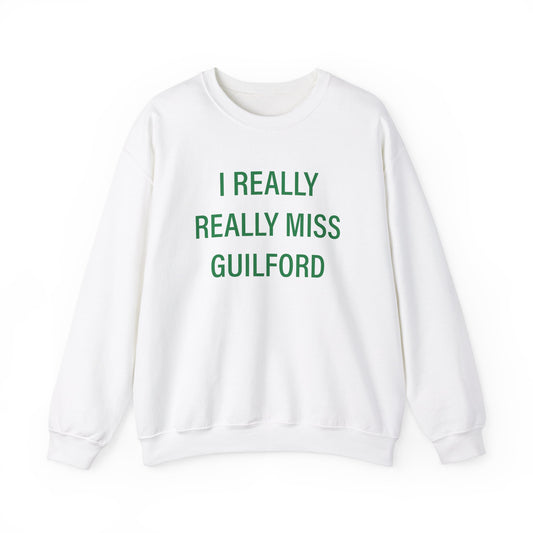 I Really really miss guilford // guilford connecticut unisex sweatshirts  / finding connecticut 