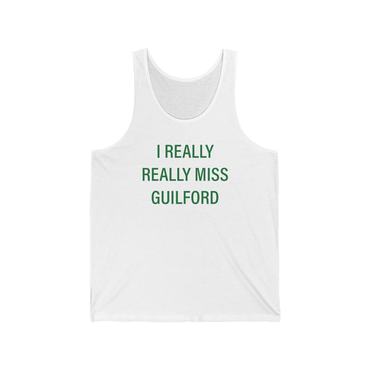 I Really really miss guilford // guilford connecticut unisex tank top shirts   / finding connecticut 