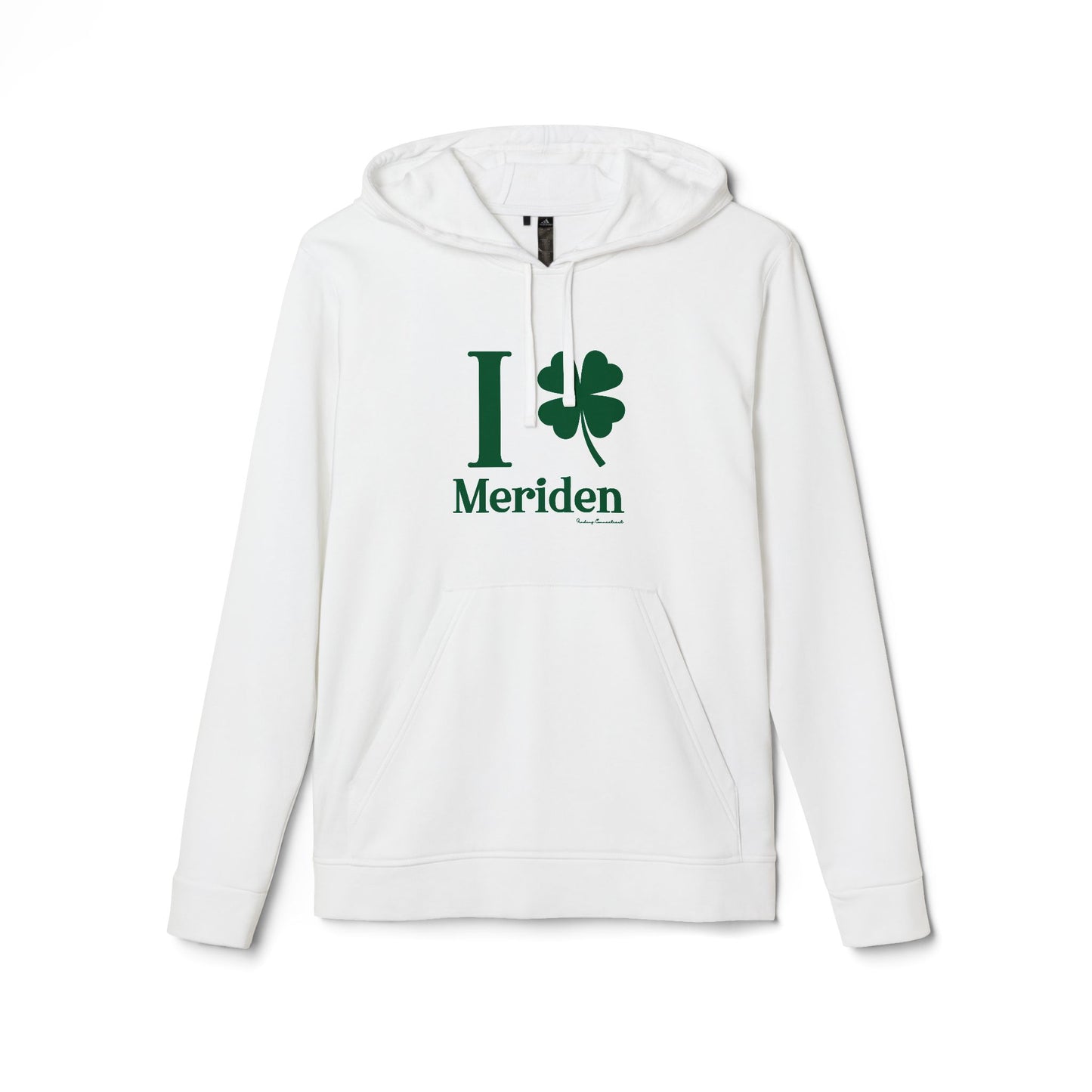 I clover Meriden // meriden Connecticut Adidas hoodie sweatshirt  // finding connecticut 