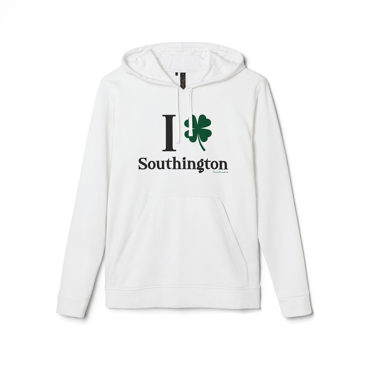 I clover Southington /// Southington CT st patricks day  adidas unisex hoodie sweat shirt / finding connecticut 