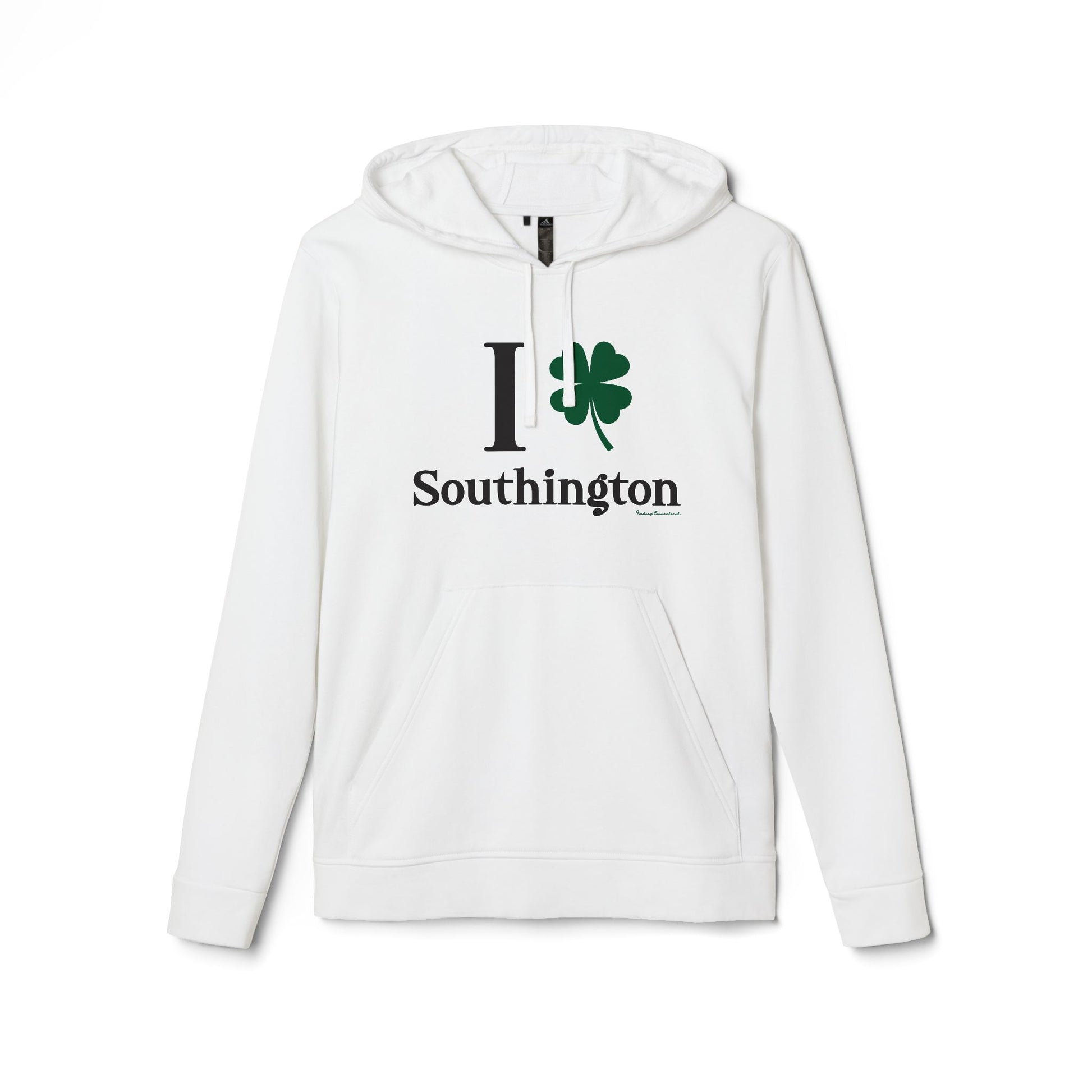 I clover Southington /// Southington CT st patricks day  adidas unisex hoodie sweat shirt / finding connecticut 