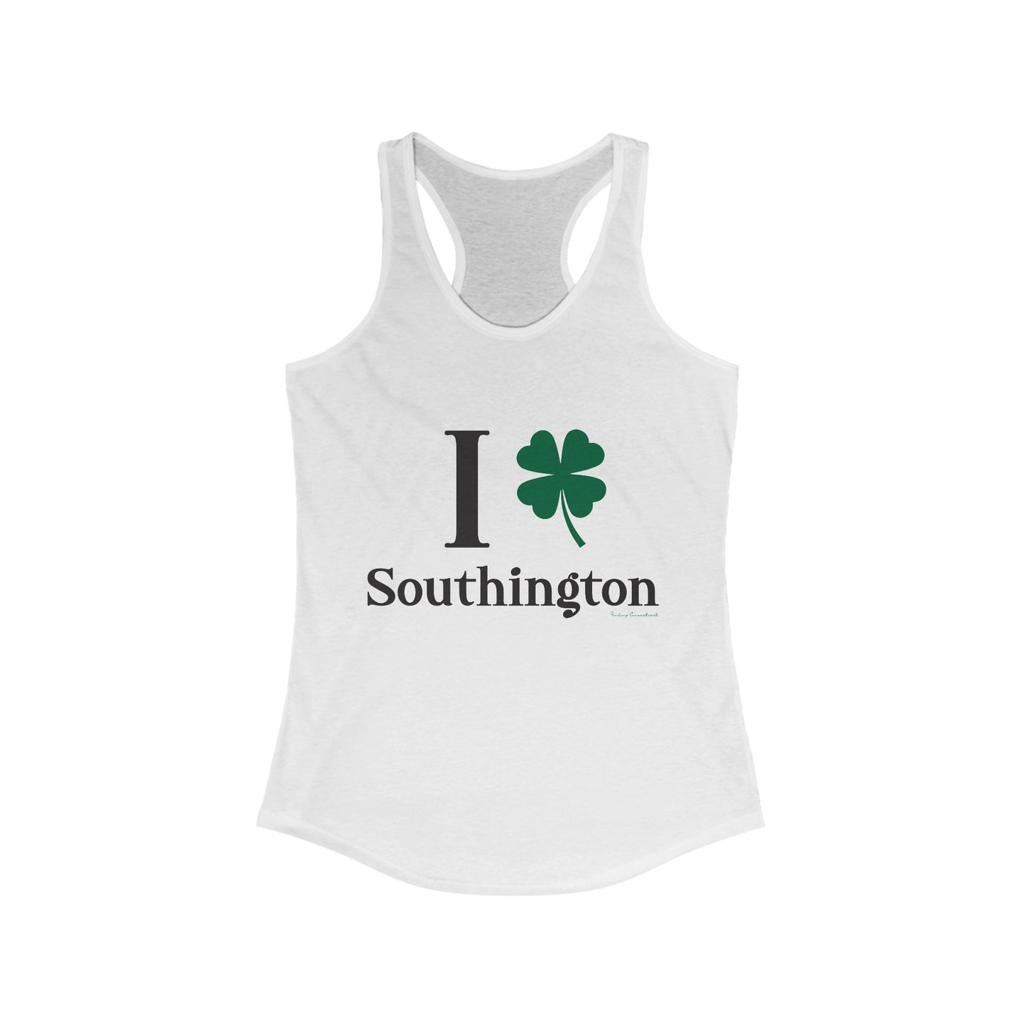 I clover Southington /// Southington CT  st patricks day  womens tank top shirt  / finding connecticut