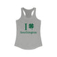 I clover Southington /// Southington CT  st patricks day  womens tank top shirt  / finding connecticut