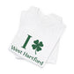 I clover West Hartford  /// West hartfod CT st patricks day  unisex t shirt  / finding connecticut