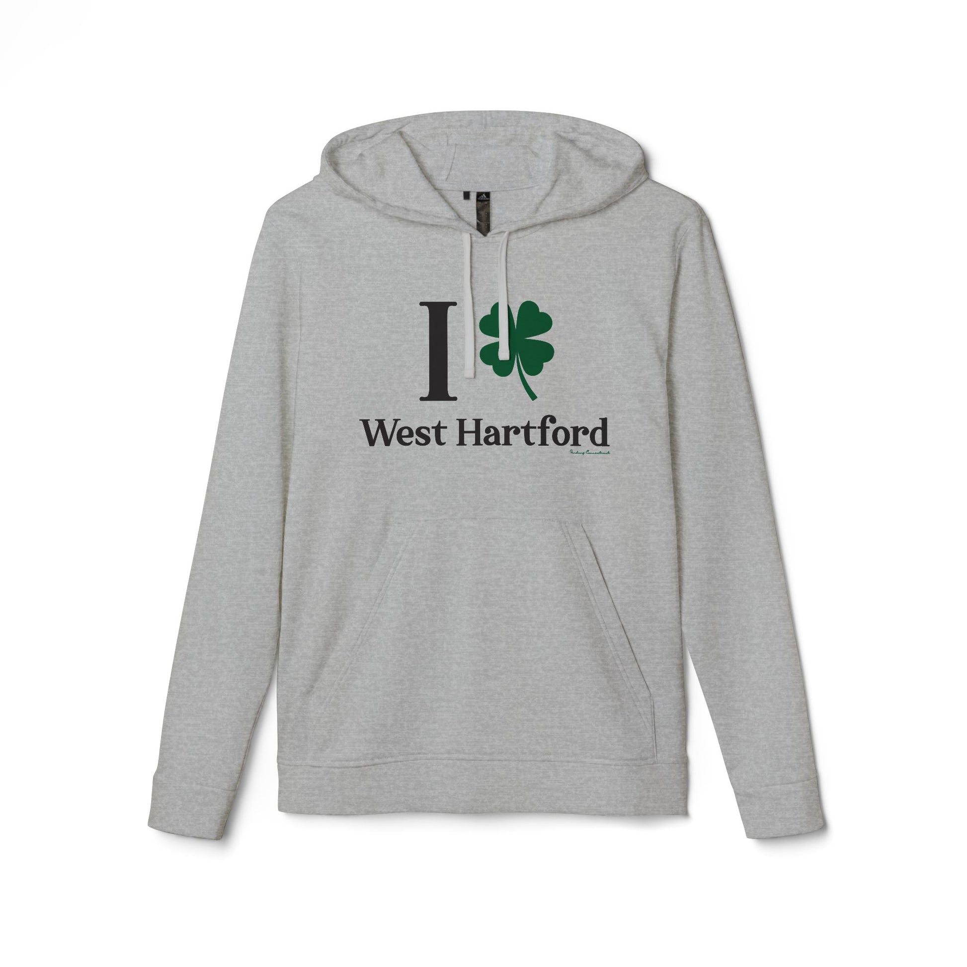 I clover West Hartford  /// West hartfod Connecticut  st patricks day adidas unisex hoodie sweatshirt  / finding connecticut