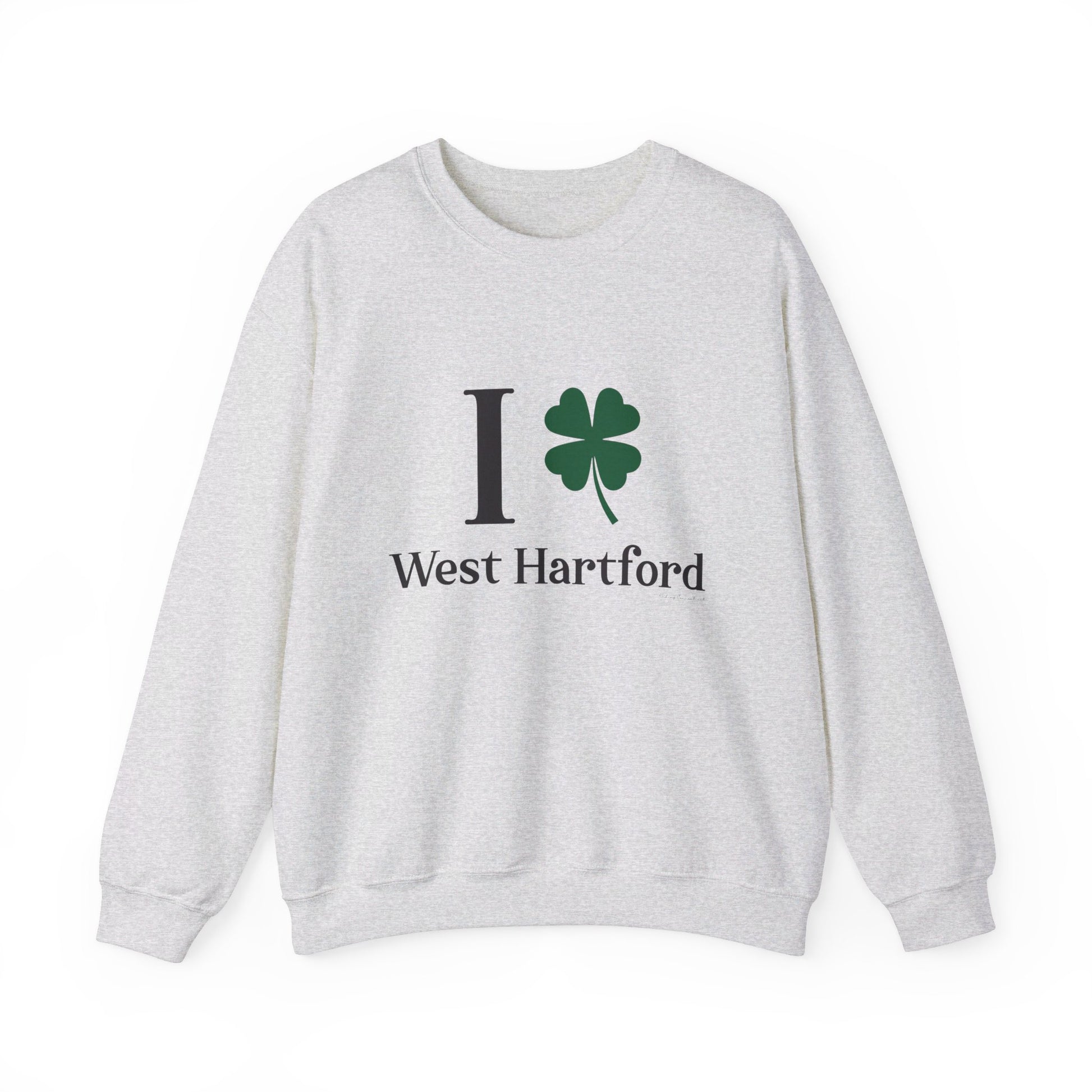 I clover West Hartford  /// West hartfod Connecticut  st patricks day  unisex  sweatshirt  / finding connecticut