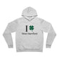 I clover West Hartford  /// West hartfod connecticut  st patricks day  unisex hoodie sweatshirt / finding connecticut