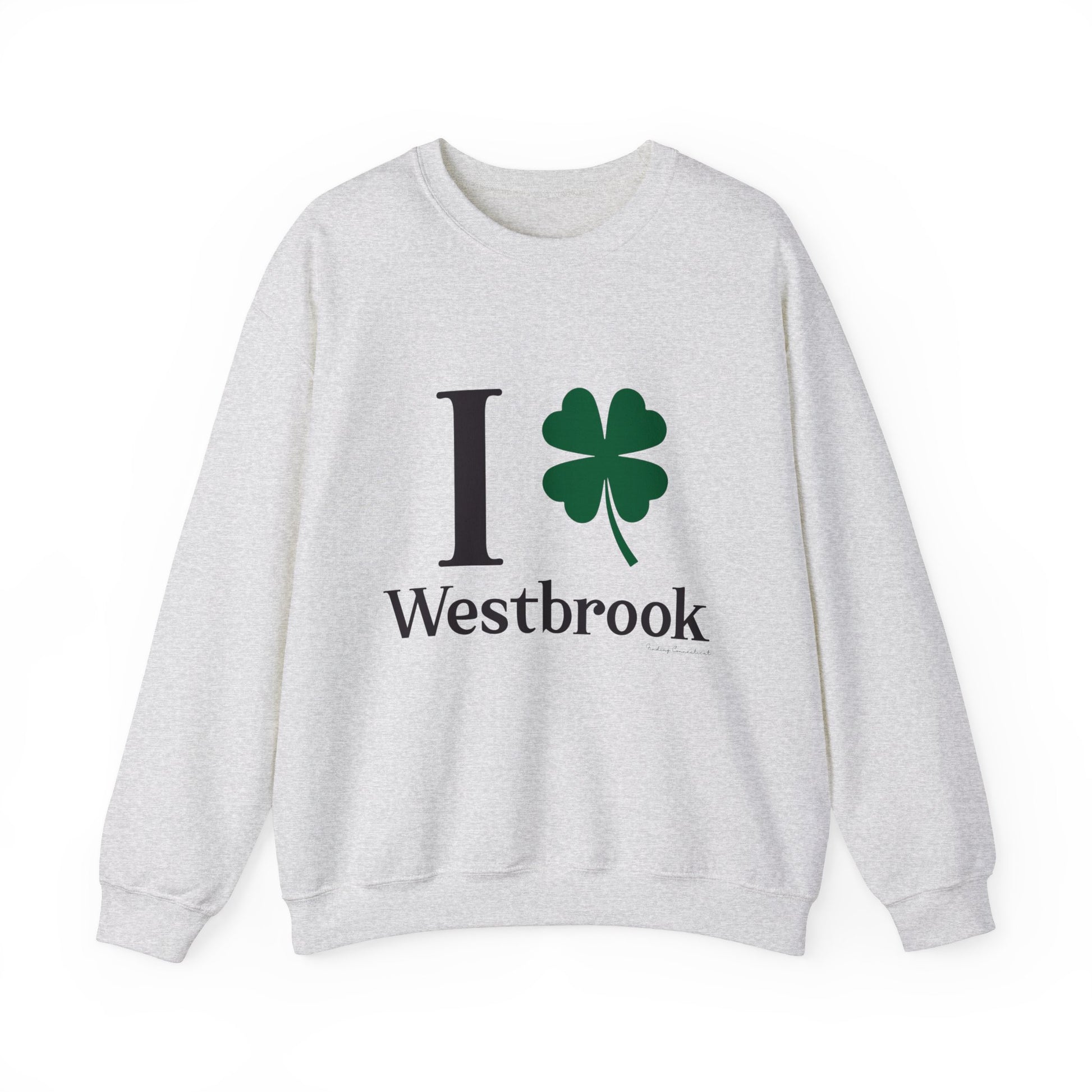 I clover Westbrook // Westbrook CT st. Patrick's day unisex sweatshirt   /// finding connecticut    0