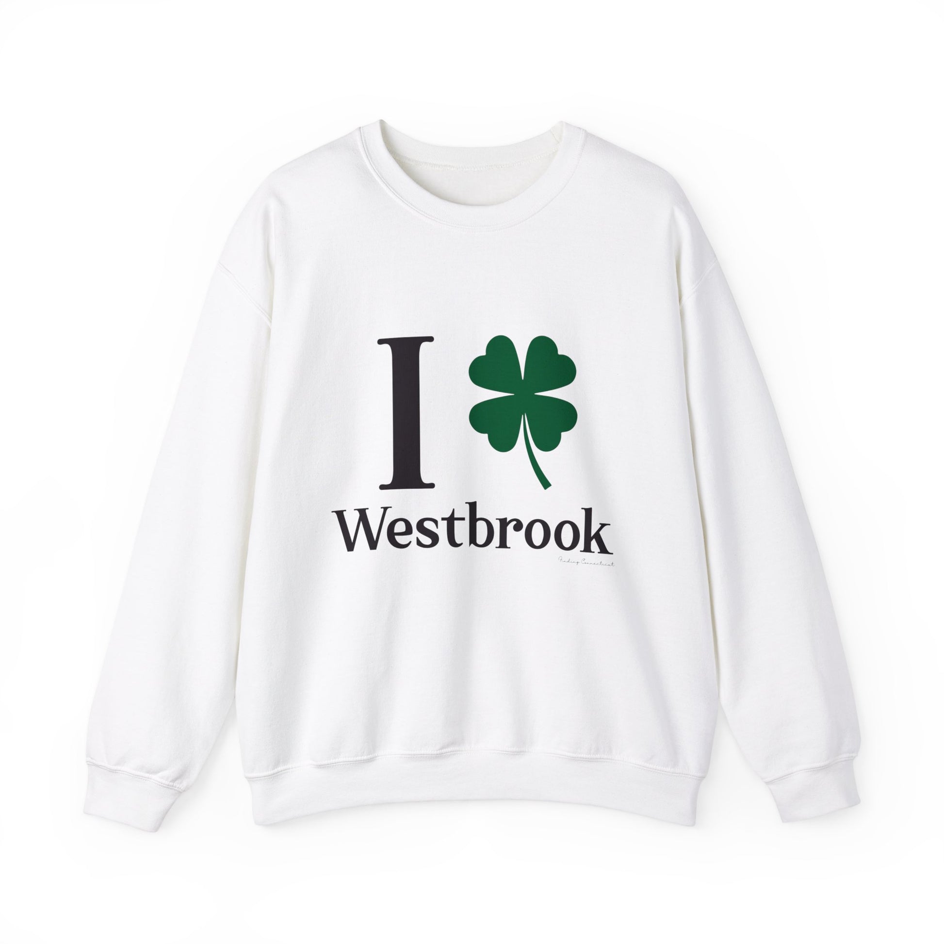 I clover Westbrook // Westbrook CT st. Patrick's day unisex sweatshirt   /// finding connecticut    0