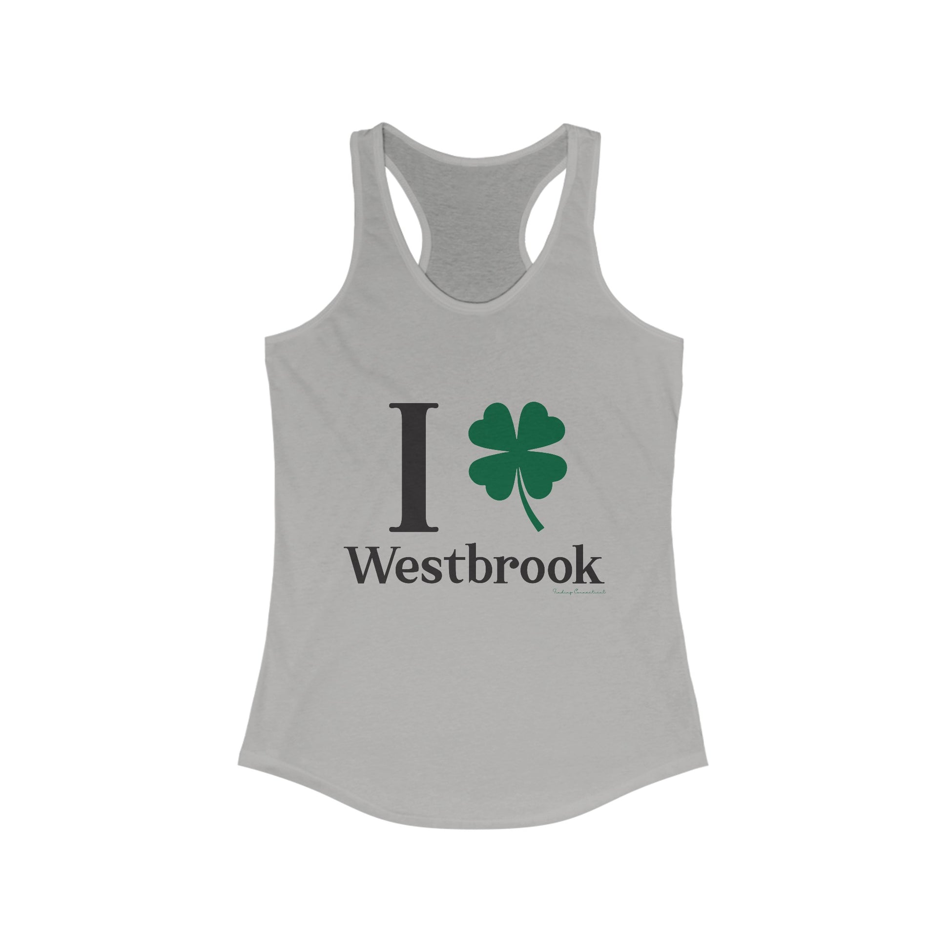 I clover Westbrook // Westbrook CT st. Patrick's day women's tank top shirt   /// finding connecticut   