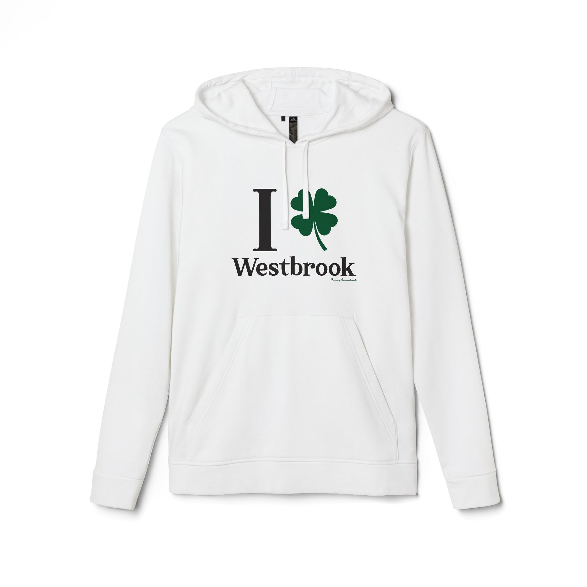I clover Westbrook // Westbrook Connecticut st. Patrick's day Adidas hoodie sweatshirt  /// finding connecticut  
